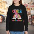 I'm Ready To Crush Third Grade Unicorn Back To School Girls Youth Long Sleeve Tee I'm Ready To Crush Third Grade Unicorn Back To School Girls Youth Long Sleeve Tee