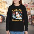 Kids Chillin In Kindergarten Penguin Student Back To School Boys Youth Long Sleeve Tee Kids Chillin In Kindergarten Penguin Student Back To School Boys Youth Long Sleeve Tee