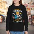 Kids Future Engineer 1st Grade Student Back To School Boys Kid Youth Long Sleeve Tee Kids Future Engineer 1st Grade Student Back To School Boys Kid Youth Long Sleeve Tee