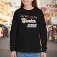 My Last First Day Senior 2025 Back To School Vintage Cool Youth Long Sleeve Tee