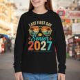 Last First Day Senior 2027 Back To School Students Tee Youth Long Sleeve Tee