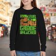 Level 2nd Grade Unlocked Game Pixel Kids Boy Back To School Youth Long Sleeve Tee