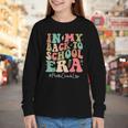 Math Coach In My Back To School Era Women Groovy Youth Long Sleeve Tee Math Coach In My Back To School Era Women Groovy Youth Long Sleeve Tee