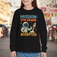 Mission Fifth 5th Grade Accepted Back To School Vintage Youth Long Sleeve Tee Mission Fifth 5th Grade Accepted Back To School Vintage Youth Long Sleeve Tee