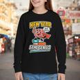 New Year Same Genius Confident Back To School Vibe Youth Long Sleeve Tee