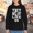 Not Like Panthers Back To School Spirit Youth Long Sleeve Tee