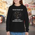 What Part Of Dont You Understand 6432 Baseball Youth Long Sleeve Tee What Part Of Dont You Understand 6432 Baseball Youth Long Sleeve Tee