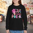 Pencil Bow Lil Miss Pre-K Pre-K Back To School Youth Long Sleeve Tee