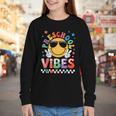 Preschool Vibes Groovy Back To School Girls Kids Youth Long Sleeve Tee Preschool Vibes Groovy Back To School Girls Kids Youth Long Sleeve Tee