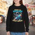 Ready To Explore 1st Grade Kids Astronaut Back To School Youth Long Sleeve Tee