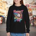 Respect The Drip Baseball Drip Glove Youth Boys Girls Player Youth Long Sleeve Tee Respect The Drip Baseball Drip Glove Youth Boys Girls Player Youth Long Sleeve Tee