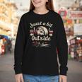 Retro Quote Just a Bit Outside Baseball Vintage Youth Long Sleeve Tee Retro Quote Just a Bit Outside Baseball Vintage Youth Long Sleeve Tee