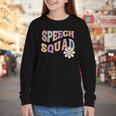 Retro Speech Squad Back To School Speech Therapist SLP Youth Long Sleeve Tee Retro Speech Squad Back To School Speech Therapist SLP Youth Long Sleeve Tee