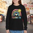 Retro Team TK Back To School Transitional Kindergarten Youth Long Sleeve Tee Retro Team TK Back To School Transitional Kindergarten Youth Long Sleeve Tee