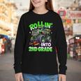 Rollin' Into 2nd Grade Monster Truck Back To School Boys Youth Long Sleeve Tee Rollin' Into 2nd Grade Monster Truck Back To School Boys Youth Long Sleeve Tee