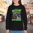 Rollin' Into 3rd Grade Monster Truck Back To School Boys Youth Long Sleeve Tee Rollin' Into 3rd Grade Monster Truck Back To School Boys Youth Long Sleeve Tee