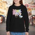 School Nurse Back To School Silly School Nurse Goose Youth Long Sleeve Tee