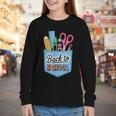 School Supplies In Pocket Back To School Boys Girls Youth Long Sleeve Tee School Supplies In Pocket Back To School Boys Girls Youth Long Sleeve Tee