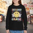 Second Grade Team Smile Face 2nd Grade Back To School Youth Long Sleeve Tee