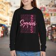 Senior 2025 Coquette Pink Bow Class Of 2025 Back To School Youth Long Sleeve Tee Senior 2025 Coquette Pink Bow Class Of 2025 Back To School Youth Long Sleeve Tee
