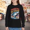 Sharking Into 1st Grade Back To School Shark Youth Long Sleeve Tee Sharking Into 1st Grade Back To School Shark Youth Long Sleeve Tee