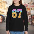 Six Seven Baseball Drip Youth Long Sleeve Tee