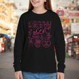 SLP Love Inspire Teach Pink Bow Back To School Youth Long Sleeve Tee