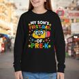 My Son's First Day Of Pre-K Back To School Kids Youth Long Sleeve Tee My Son's First Day Of Pre-K Back To School Kids Youth Long Sleeve Tee
