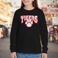 Tigers School Spirit Back To School R Youth Long Sleeve Tee Tigers School Spirit Back To School R Youth Long Sleeve Tee