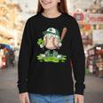 Toddler Baseball Drip Ice Cream Boys Kids St Patricks Day Youth Long Sleeve Tee