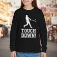 Touchdown Baseball Football Sports Youth Long Sleeve Tee