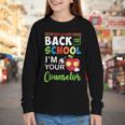 Welcome Back To School Students I'm Your Counselor Proud Youth Long Sleeve Tee Welcome Back To School Students I'm Your Counselor Proud Youth Long Sleeve Tee
