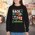 Welcome Back To School Students I'm Your Custodian Proud Youth Long Sleeve Tee Welcome Back To School Students I'm Your Custodian Proud Youth Long Sleeve Tee