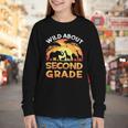 Wild About Second Grade Zoo Animals Back To School Safari Youth Long Sleeve Tee