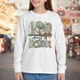 100 Days Of School Baseball Camo Men Boy Kid Youth Long Sleeve Tee
