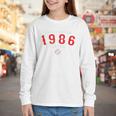 40 Year Old 1986 Classic Baseball 40th Birthday Youth Long Sleeve Tee 40 Year Old 1986 Classic Baseball 40th Birthday Youth Long Sleeve Tee