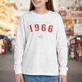 60 Year Old 1966 Classic Baseball 60th Birthday Youth Long Sleeve Tee