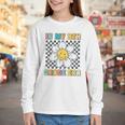 In My 8th Grade Era Retro Groovy Eighth Grade Back To School Youth Long Sleeve Tee In My 8th Grade Era Retro Groovy Eighth Grade Back To School Youth Long Sleeve Tee