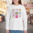 Back To School Coquette School Bus Pencil Youth Long Sleeve Tee Back To School Coquette School Bus Pencil Youth Long Sleeve Tee