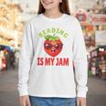 Back To School Reading Is My Jam School Librarian Premium Tri-Blend Youth Long Sleeve Tee Back To School Reading Is My Jam School Librarian Premium Tri-Blend Youth Long Sleeve Tee