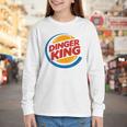 Baseball Dinger King Logo For Home Run Players And Fan Youth Long Sleeve Tee Baseball Dinger King Logo For Home Run Players And Fan Youth Long Sleeve Tee