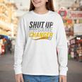Baseball Fan Shut Up I'm Doing Game Changer Premium Tri-Blend Youth Long Sleeve Tee Baseball Fan Shut Up I'm Doing Game Changer Premium Tri-Blend Youth Long Sleeve Tee