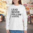 Baseball Lead Never Follow Leaders Team Captain Leadership Premium Tri-Blend Youth Long Sleeve Tee Baseball Lead Never Follow Leaders Team Captain Leadership Premium Tri-Blend Youth Long Sleeve Tee
