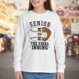 Baseball Senior Mom 2026 The Final Inning Youth Long Sleeve Tee Baseball Senior Mom 2026 The Final Inning Youth Long Sleeve Tee