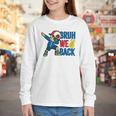 Bruh We Back To School Dabbing First Day Of School Youth Long Sleeve Tee