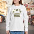Bucket Dad Softball Dad Baseball Player Dad Youth Long Sleeve Tee Bucket Dad Softball Dad Baseball Player Dad Youth Long Sleeve Tee
