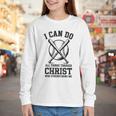 Christian Baseball Philippians 4 Youth Long Sleeve Tee Christian Baseball Philippians 4 Youth Long Sleeve Tee