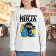 Classroom Ninja Academics In Disguise Back To School Student Youth Long Sleeve Tee Classroom Ninja Academics In Disguise Back To School Student Youth Long Sleeve Tee