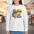 Cool Cartoon Pencil Saying Bruh Back To School Youth Long Sleeve Tee Cool Cartoon Pencil Saying Bruh Back To School Youth Long Sleeve Tee