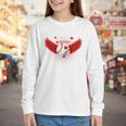 Cute Baseball &Cupid Wings Happy Valentines Boys Men Youth Long Sleeve Tee